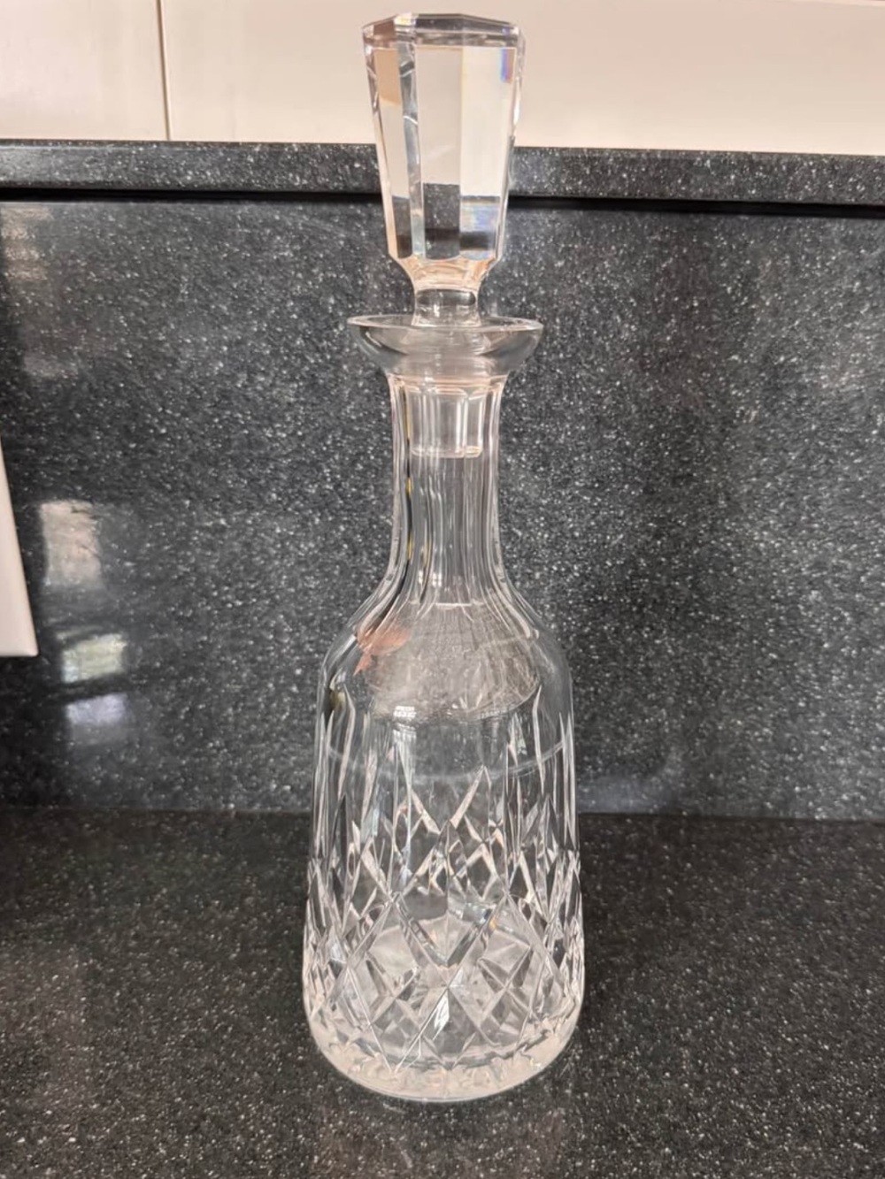 Waterford lismore wine decanter, 13 inches, EUC